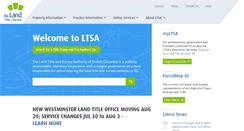 Desktop Screenshot of ltsa.ca